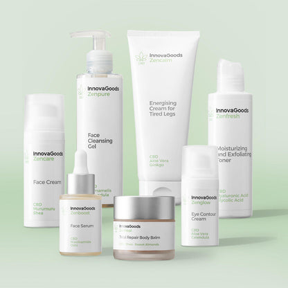 Pack de Rutina Facial y Corporal CBD InnovaGoods