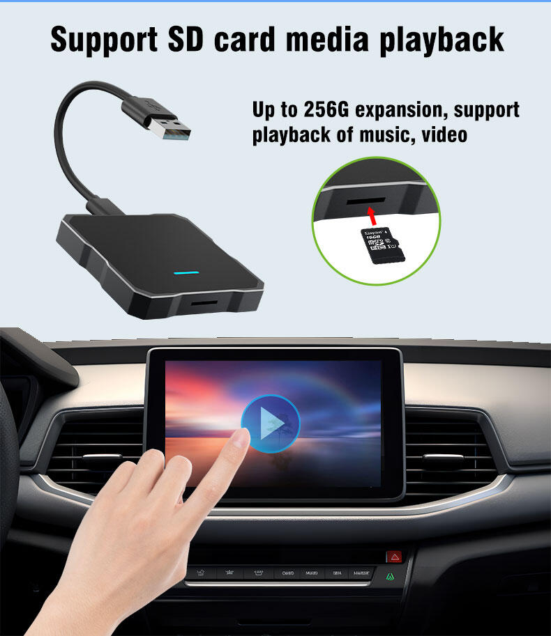 CarPlay Sin Cable Vehículos Función CarPlay Android & iOS