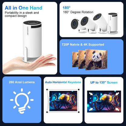 Proyector Portátil Cinema Max – Vive el cine en casa