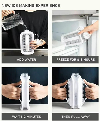 Cubitera de hielo en forma de botella