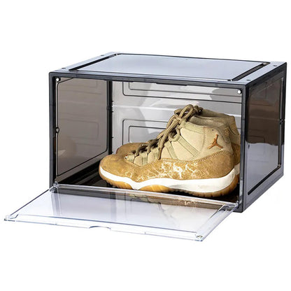 Pack 4 Cajas para Sneaker – Magnéticas, Plegables y Translúcidas (Tallas hasta 46)